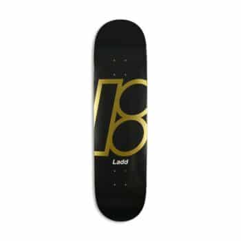 Plan B PJ Ladd Team Foil 8" Skateboard Deck - Black