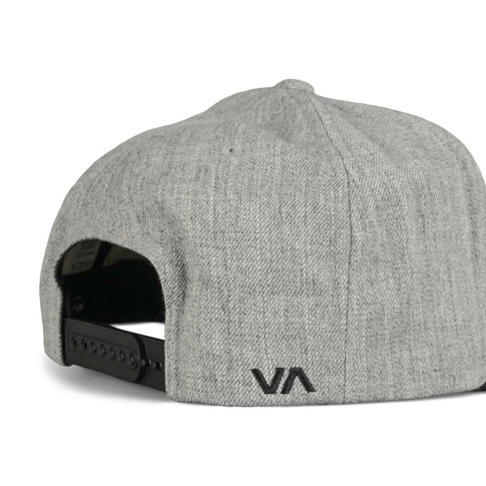 RVCA Twill Snapback Cap - Heather Grey/Black