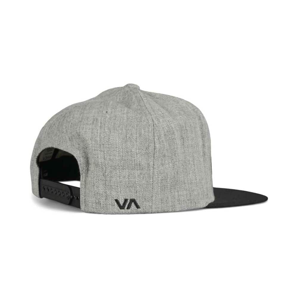 RVCA Twill Snapback Cap - Heather Grey/Black