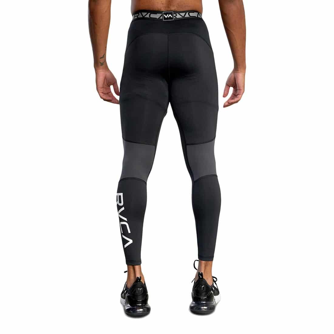 RVCA Compression Sports Leggings - Black - Supereight