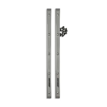 Santa Cruz Slimline Skateboard Rails (2 Pack) - Silver