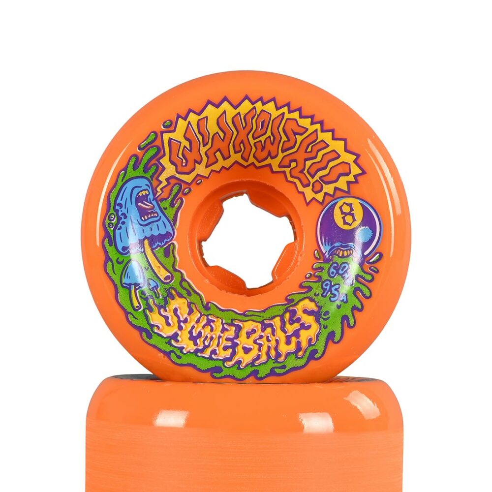 Slime Balls Winkowski Vomits 95a 60mm Skateboard Wheels - Orange