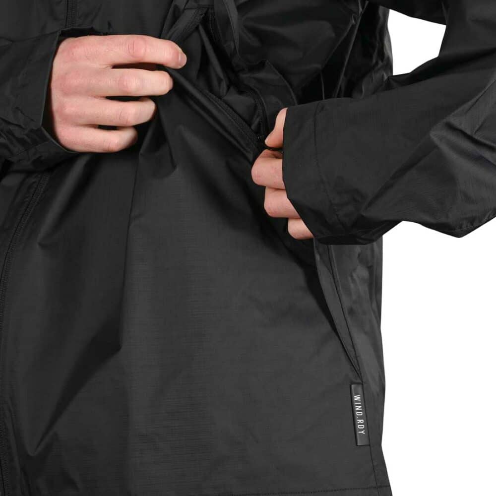 Adidas Tech Shell Windbreaker Jacket - Black