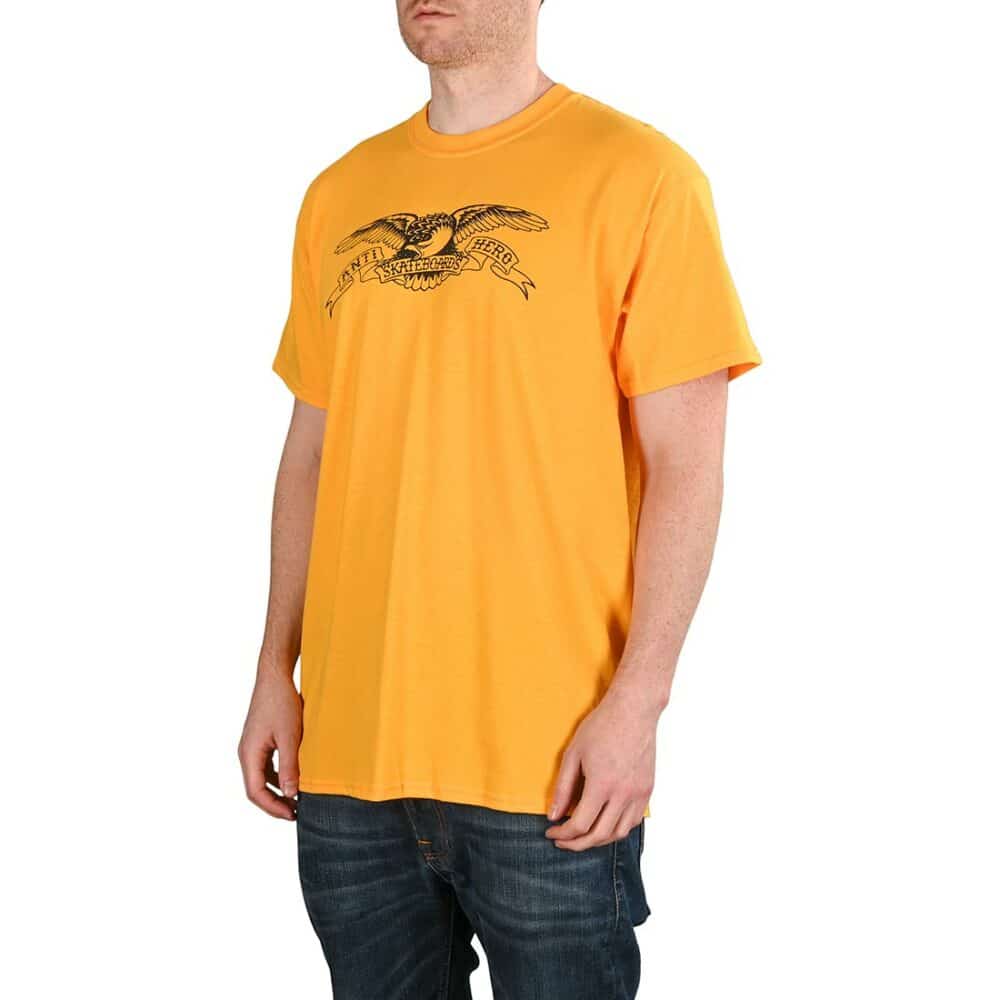 Anti Hero Basic Eagle S/S T-Shirt - Gold/Black