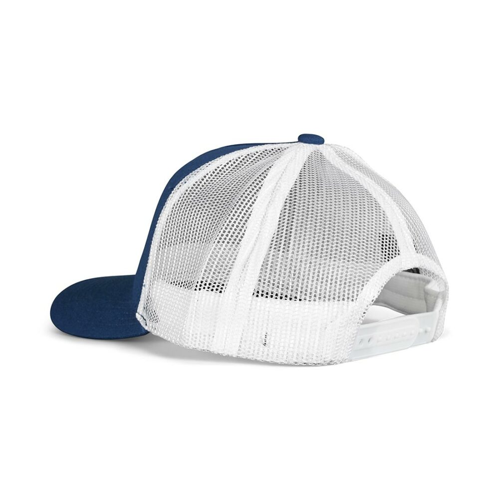 Brixton Alpha Block X C MP Mesh Back Trucker Cap - Mountain Blue