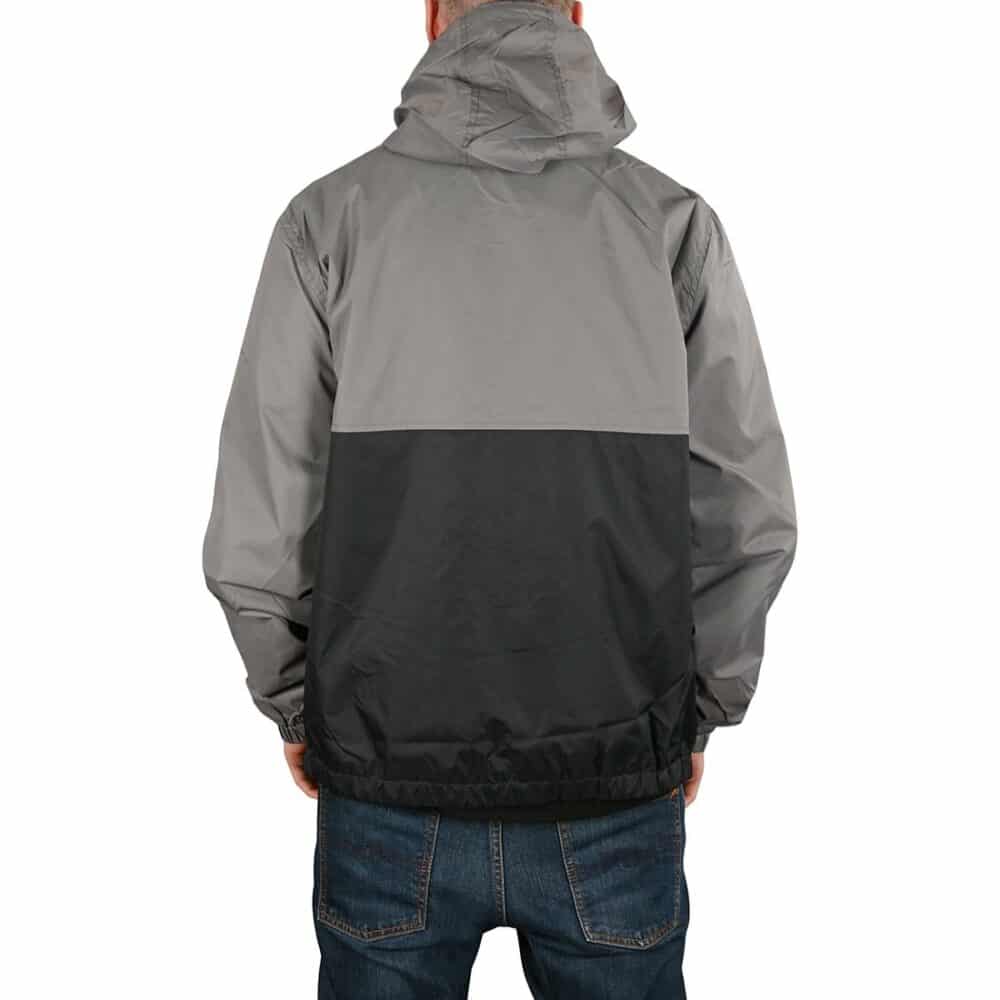 Brixton Claxton Alton LW Zip Hooded Jacket - Black/Grey