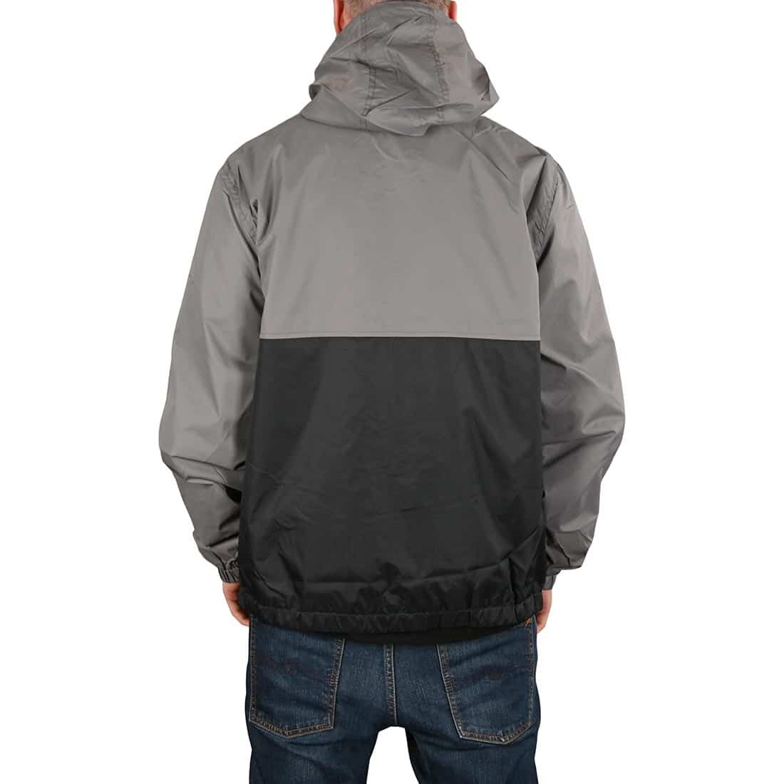 Brixton Claxton Alton LW Zip Hooded Jacket - Black/Grey