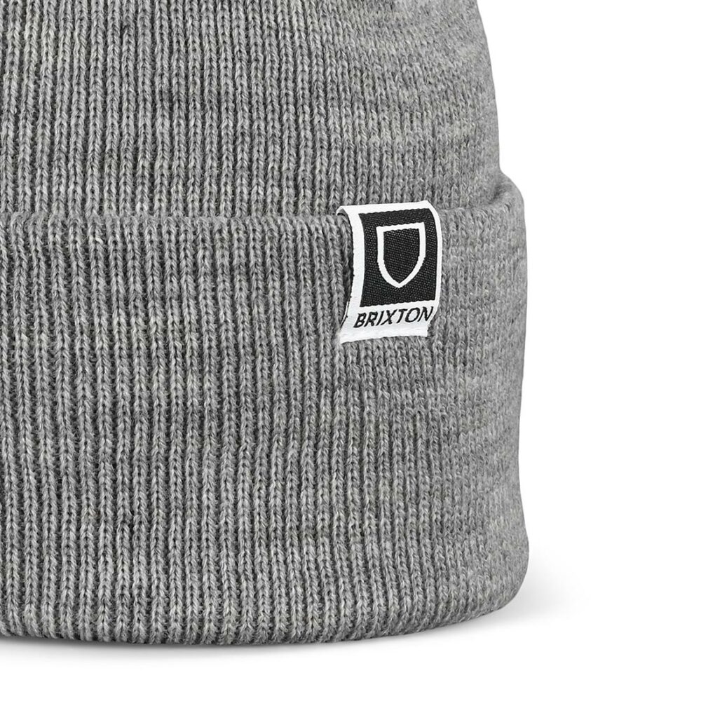 Brixton Harbor Beta Watch Beanie Hat - Light Heather Grey