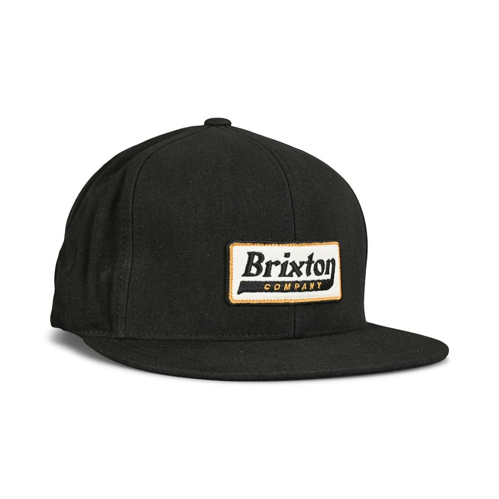 Brixton Steadfast HP Snapback Hat - Black