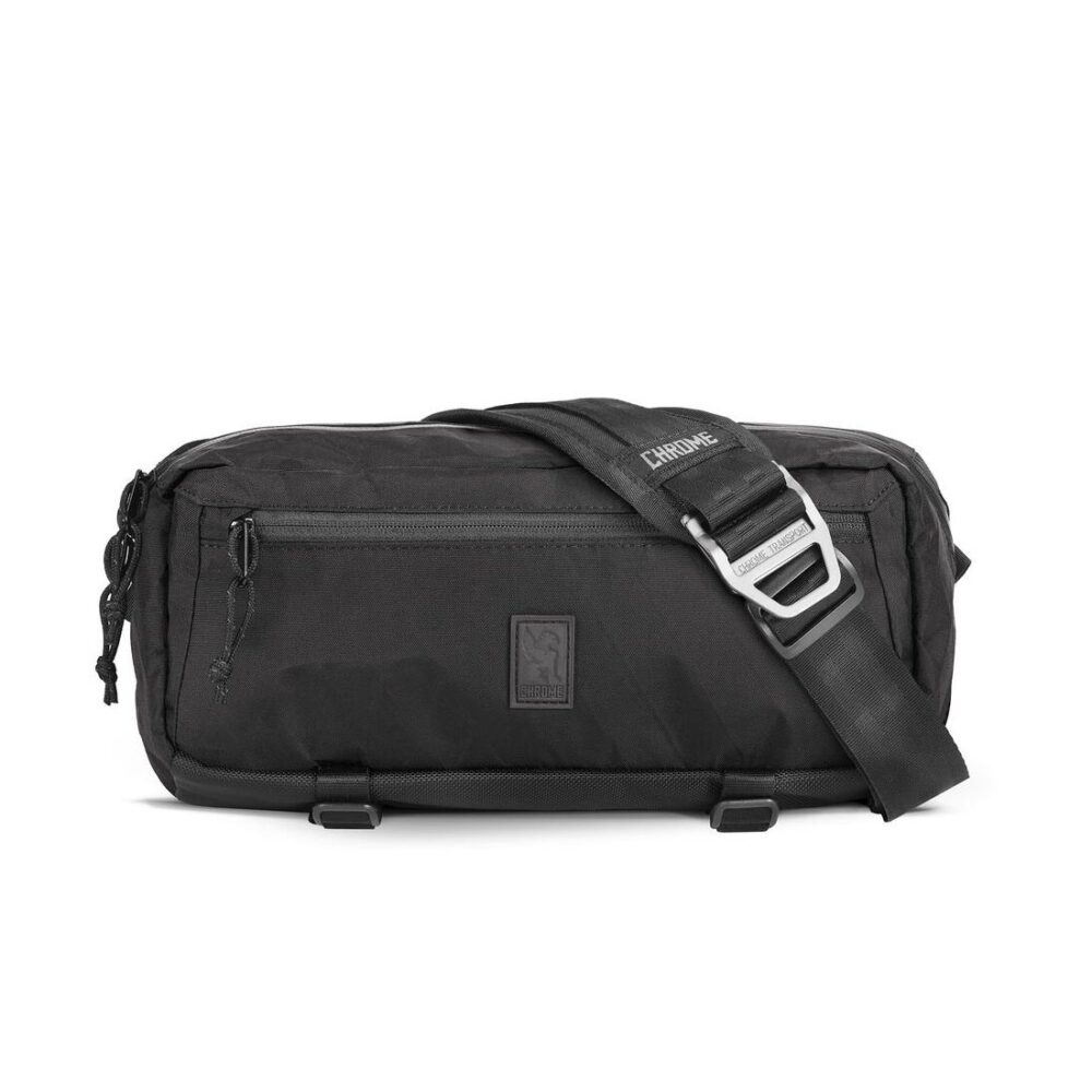 Chrome Mini Kadet 5L Messenger Bag - Black Chrome