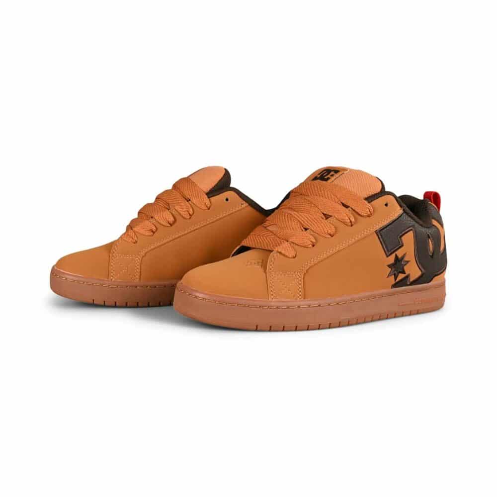 DC Court Graffik SE Skate Shoes - Wheat/Turkish Coffee