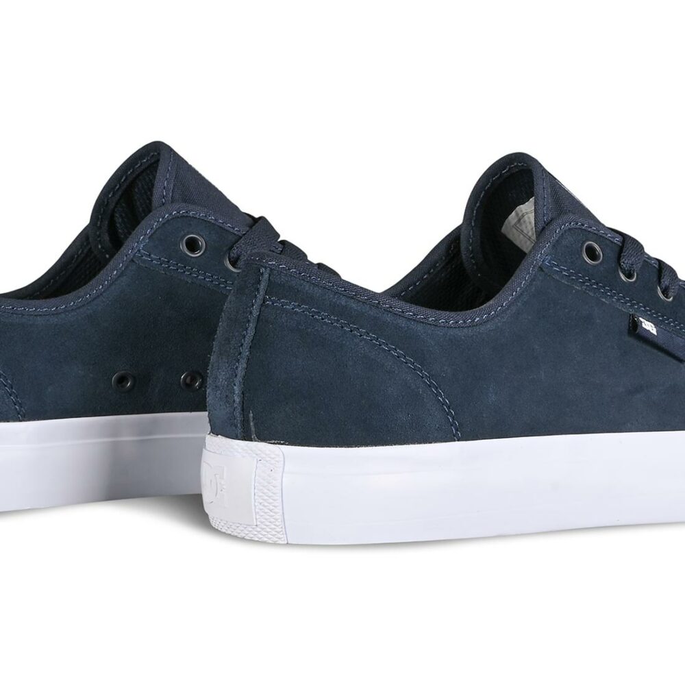 DC Manual S Skate Shoes - Navy/White