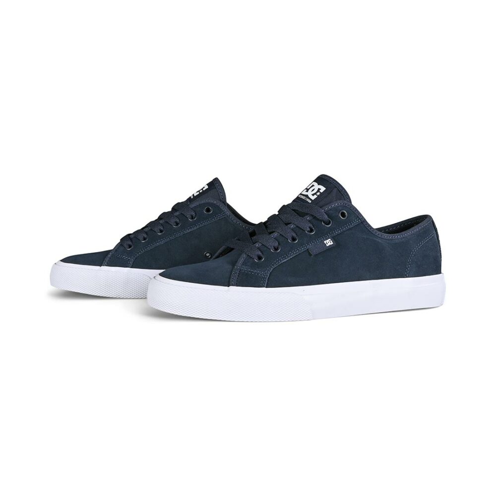 DC Manual S Skate Shoes - Navy/White