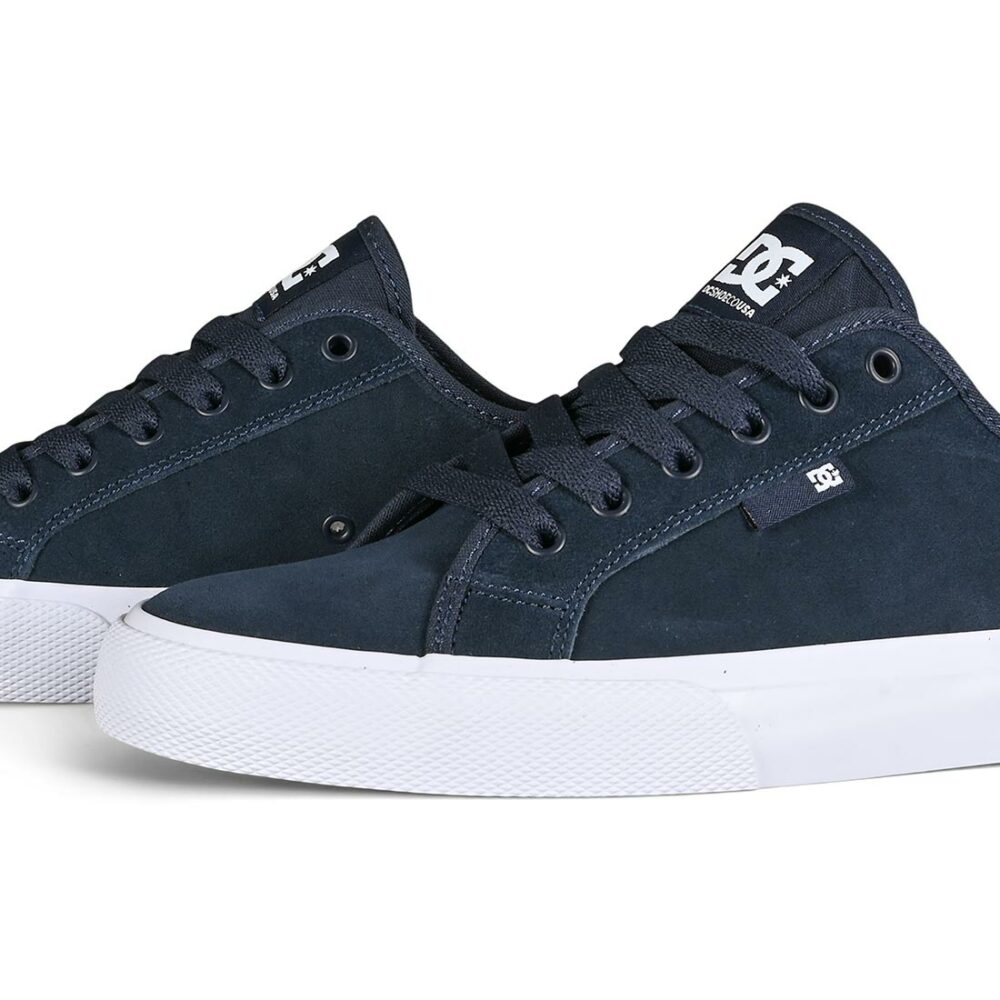 DC Manual S Skate Shoes - Navy/White