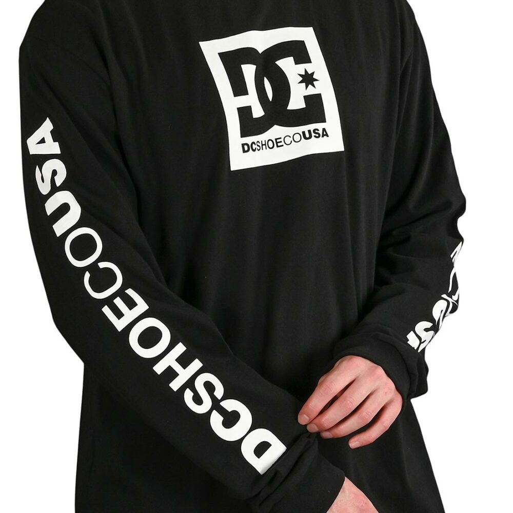 DC Square Star L/S T-Shirt - Black