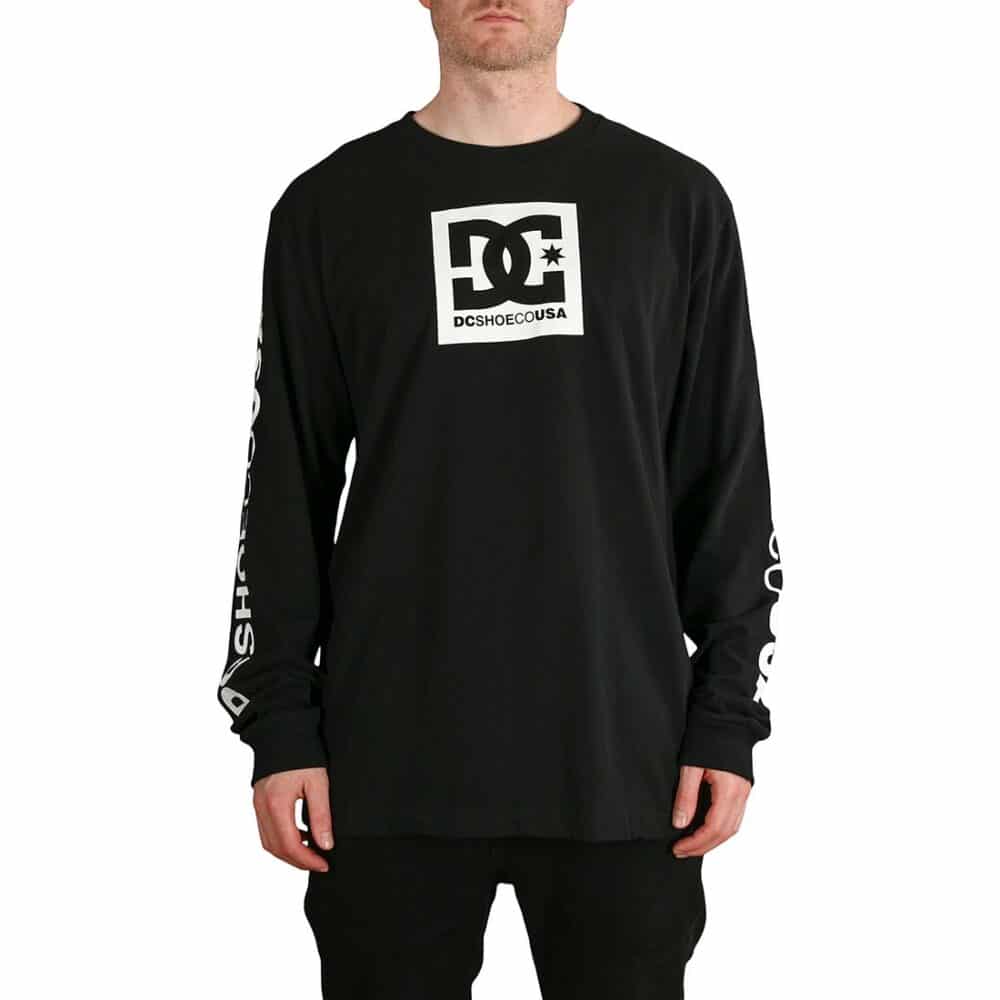 DC Square Star L/S T-Shirt - Black