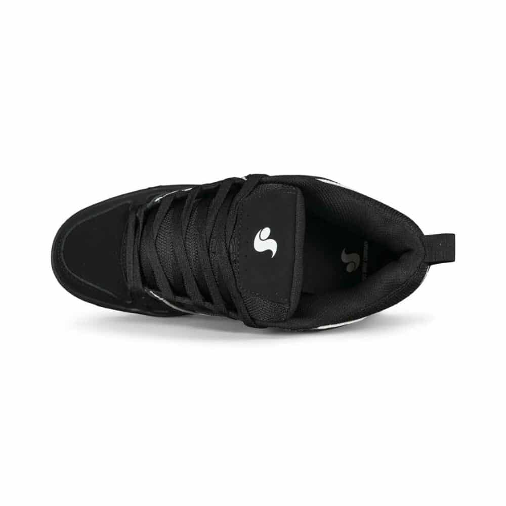 DVS Gambol Skate Shoes - Black/White/PU Nubuck