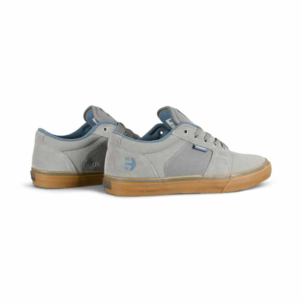 Etnies Barge LS Skate Shoes - Grey/Blue/Gum