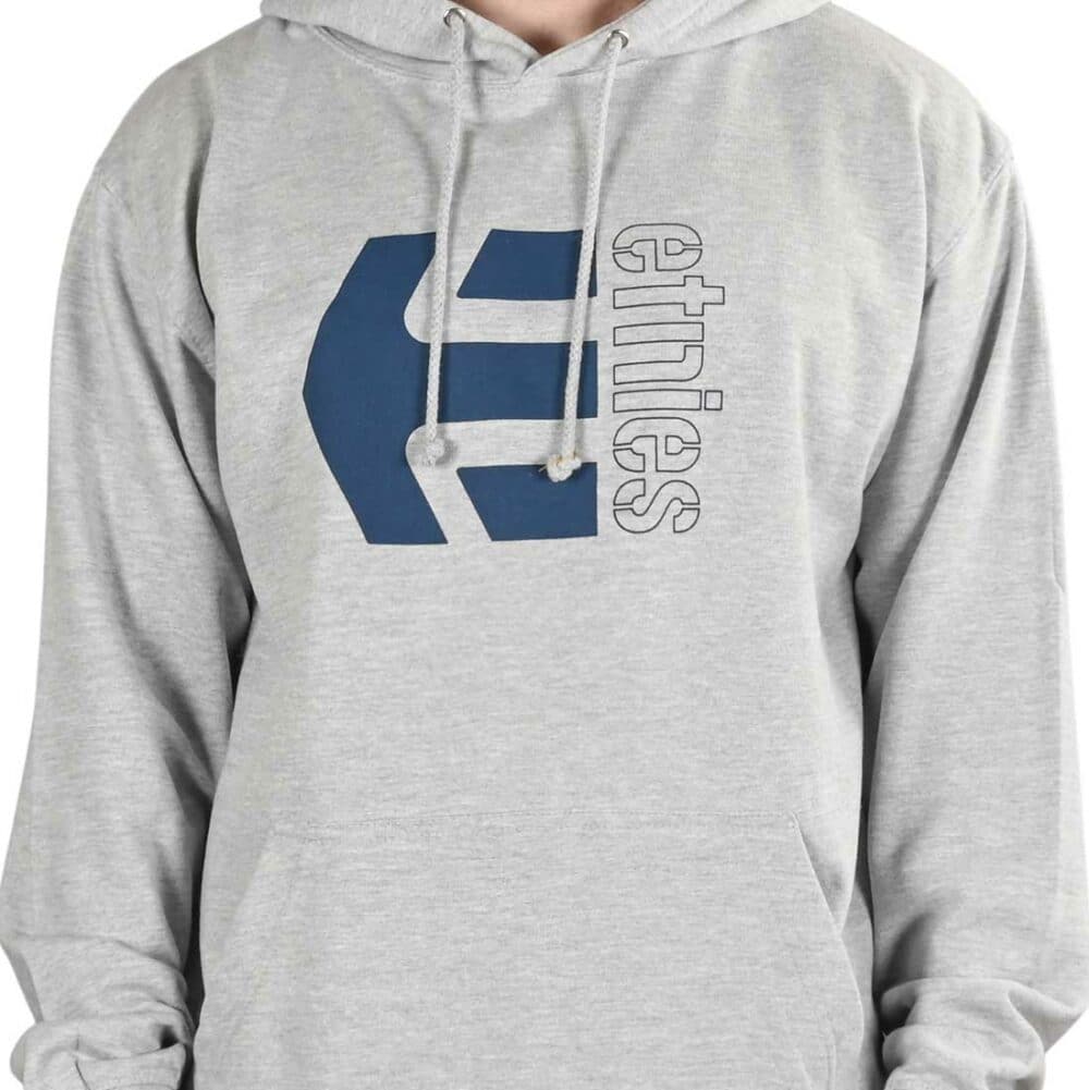 Etnies Corp Combo Pullover Hoodie - Grey/Heather