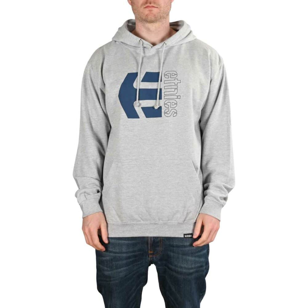 Etnies Corp Combo Pullover Hoodie - Grey/Heather