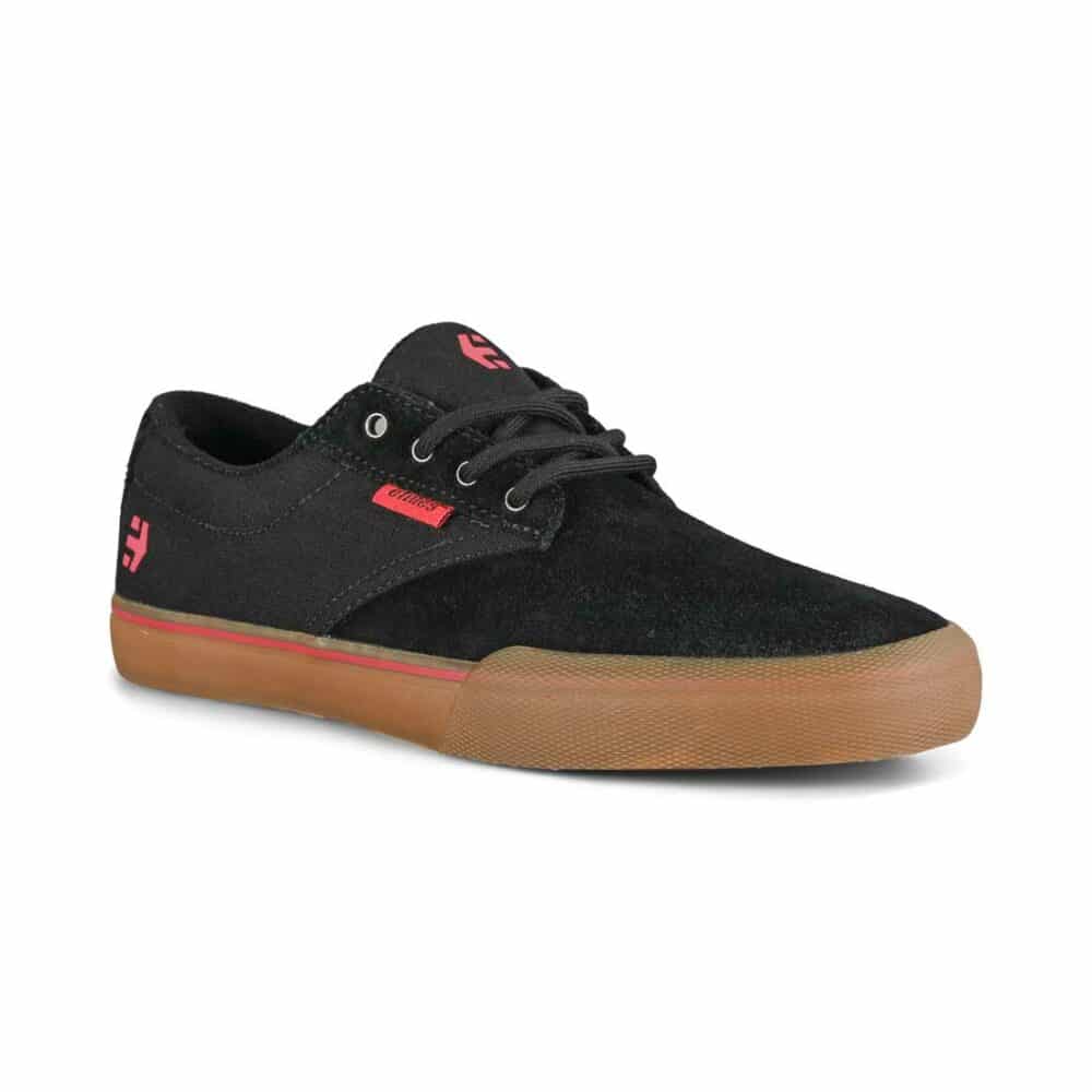 Etnies Jameson Vulc Skate Shoes - Black/Red/Gum