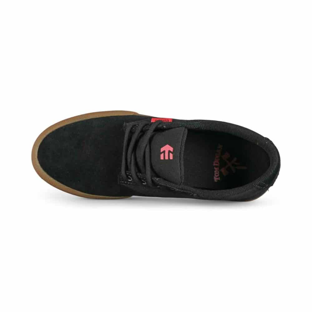 Etnies Jameson Vulc Skate Shoes - Black/Red/Gum