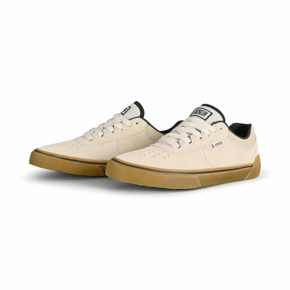 Etnies Joslin Vulc Skate Shoes - White/Black/Gum