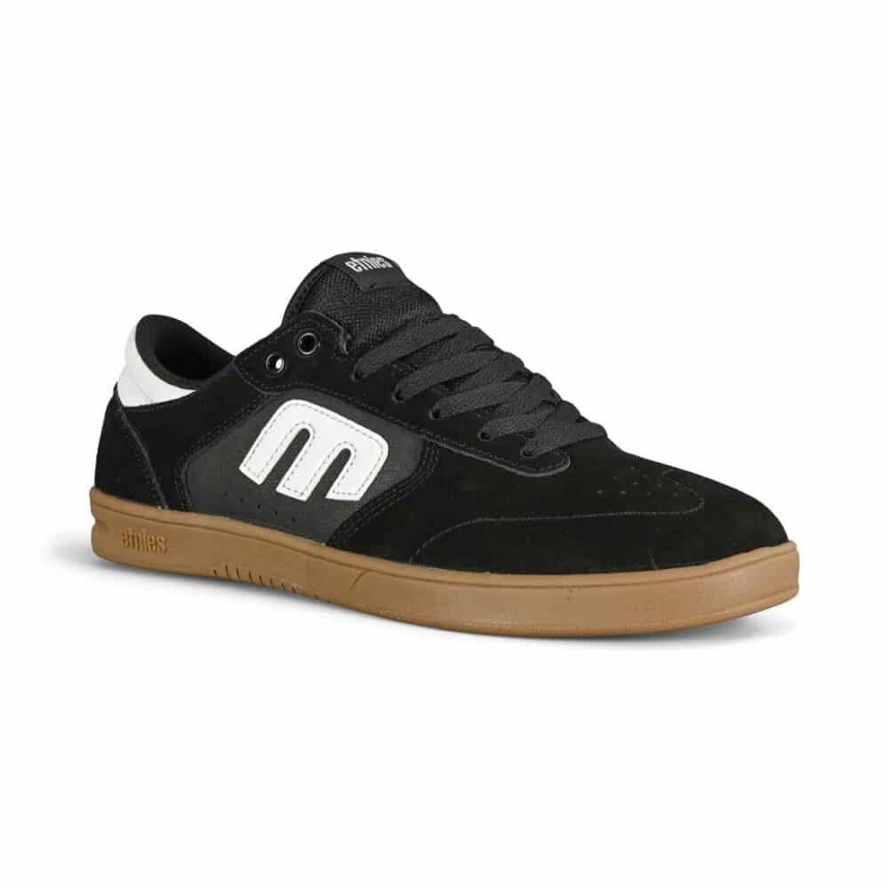 Etnies Nassim Windrow Skate Shoes - Black/Gum/White