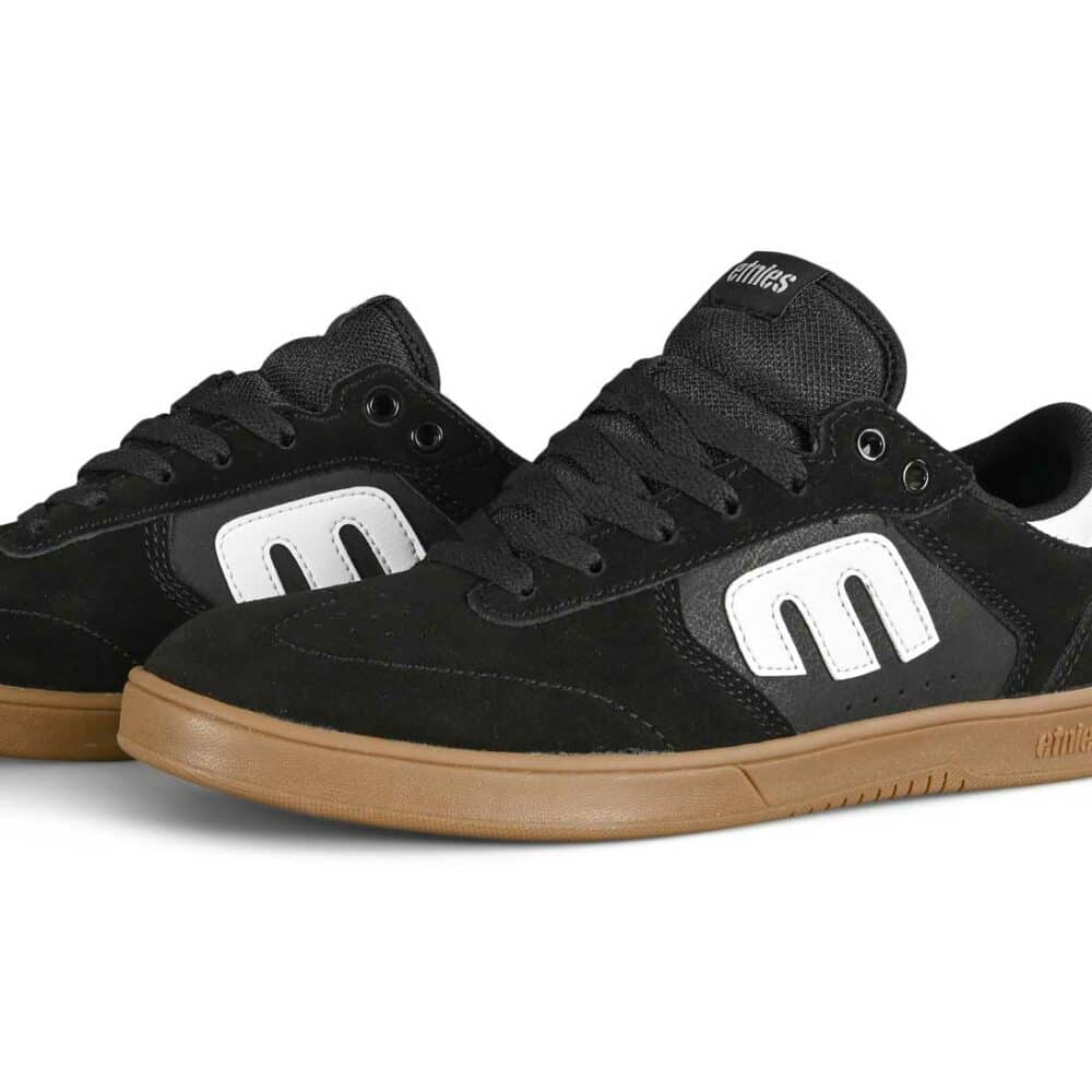 Etnies Nassim Windrow Skate Shoes - Black/Gum/White