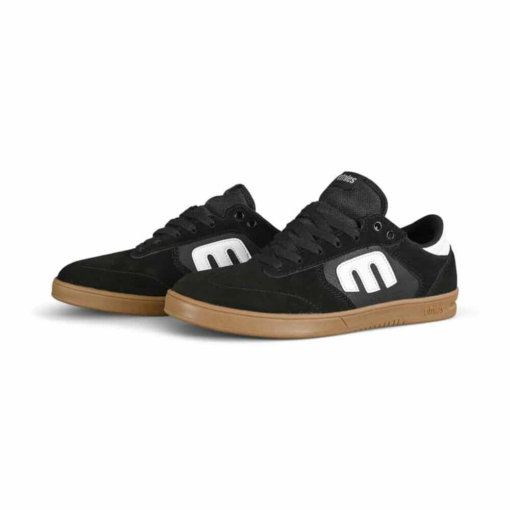 Etnies Nassim Windrow Skate Shoes - Black/Gum/White