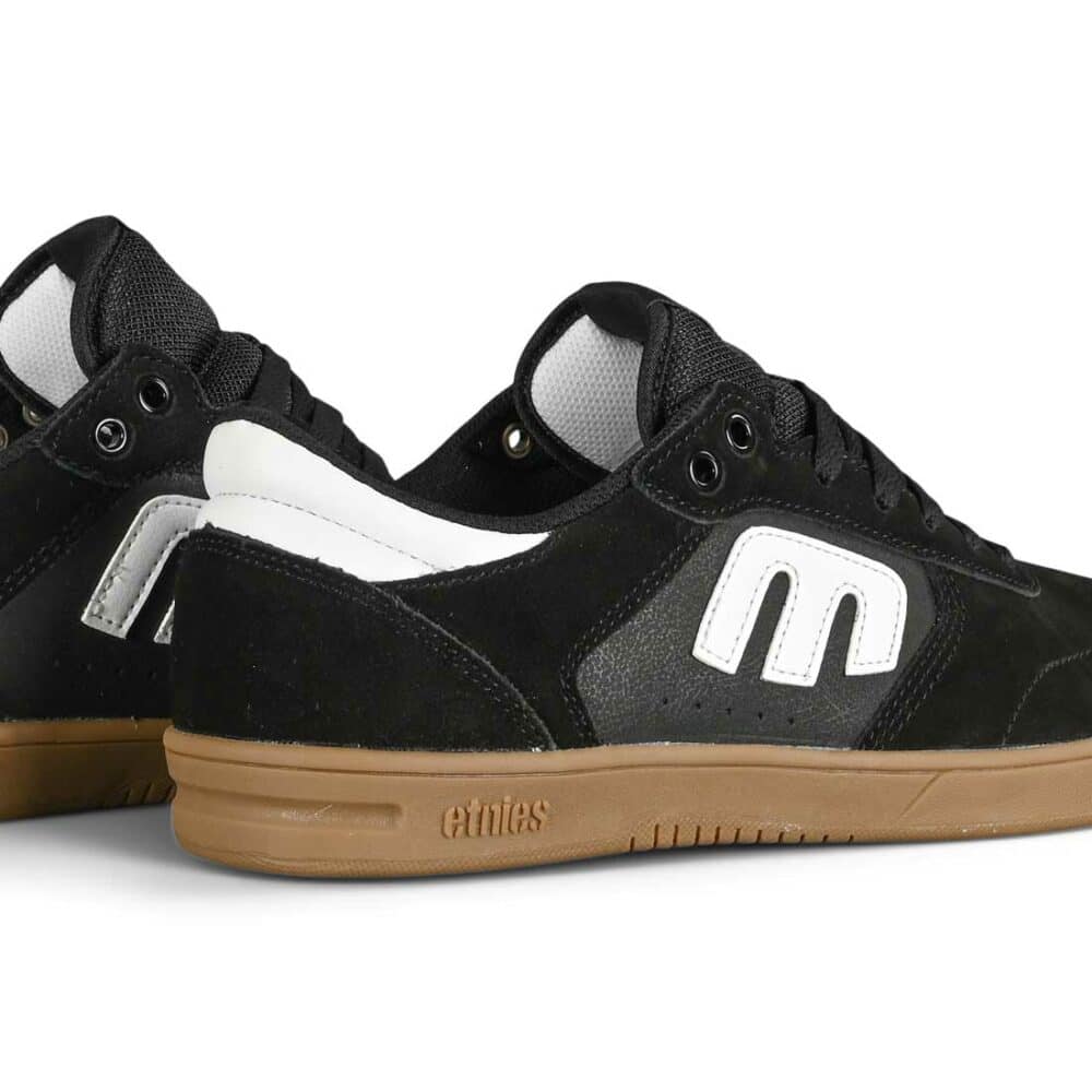 Etnies Nassim Windrow Skate Shoes - Black/Gum/White