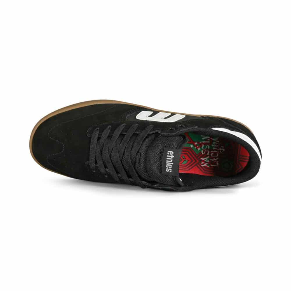 Etnies Nassim Windrow Skate Shoes - Black/Gum/White