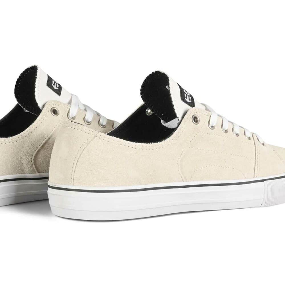 Etnies RLS Skate Shoes - White Suede