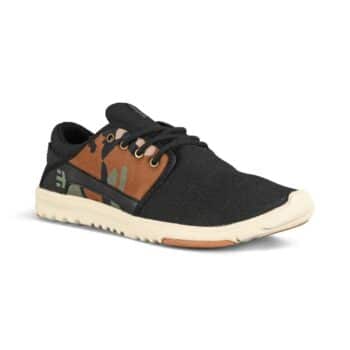 Etnies Scout Shoes - Black/Camo/Olive