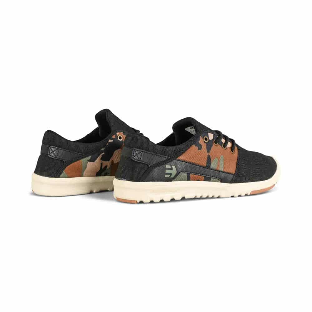 Etnies Scout Shoes - Black/Camo/Olive