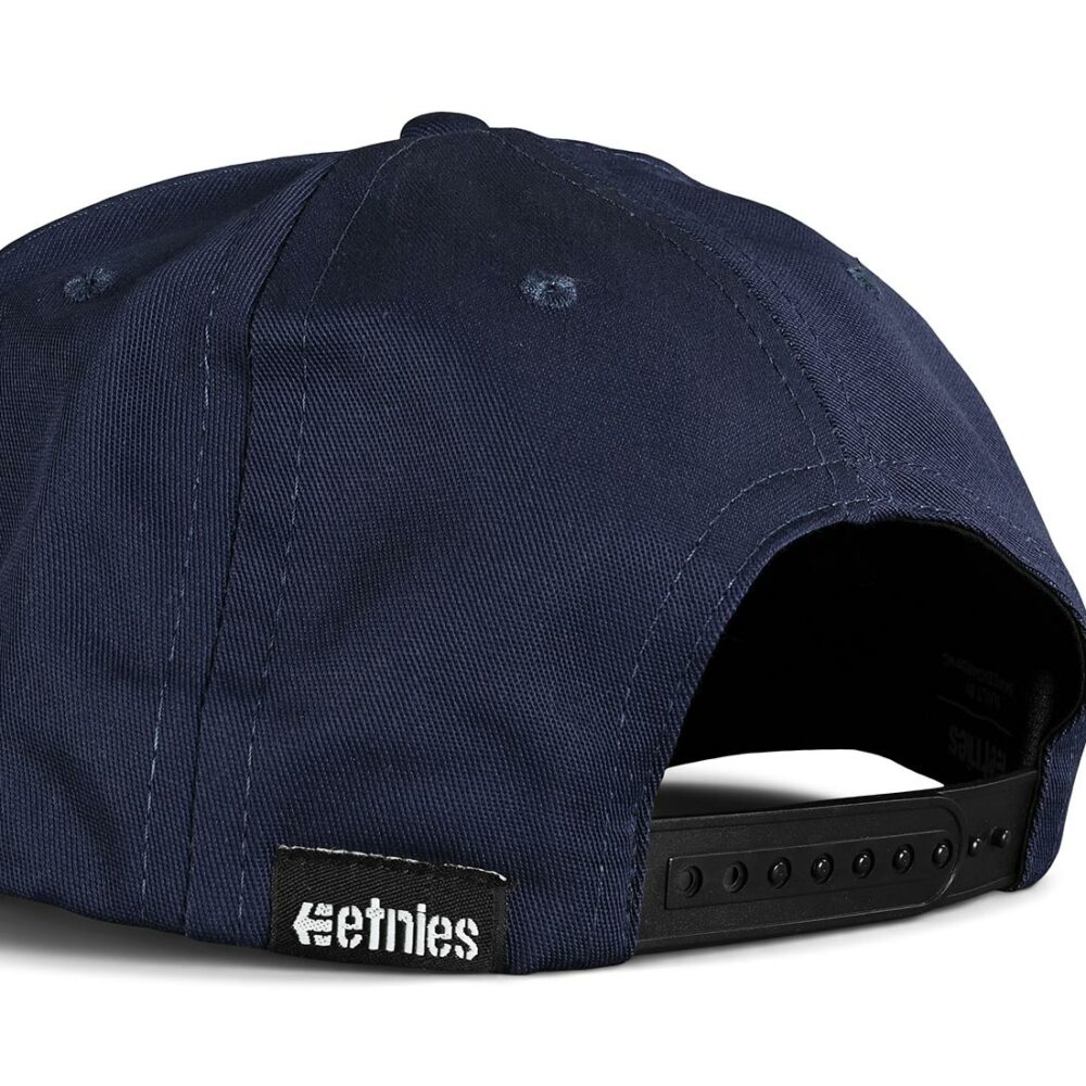 Etnies Corp Snapback Cap – Navy/Yellow