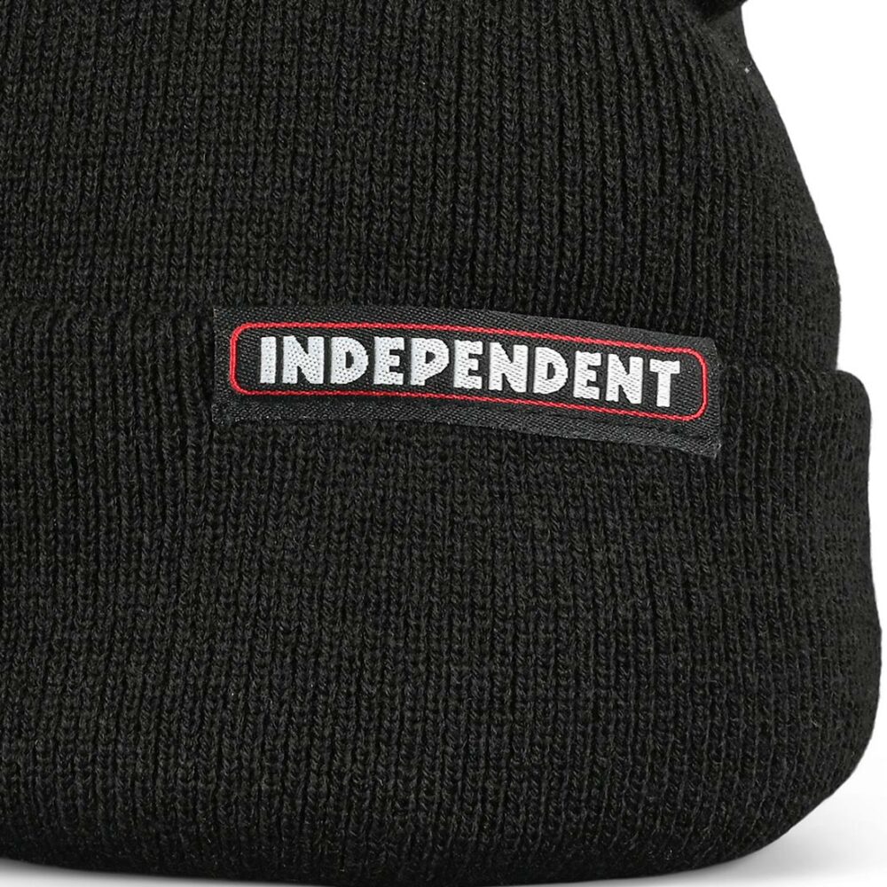 Independent Bar Beanie Hat - Black