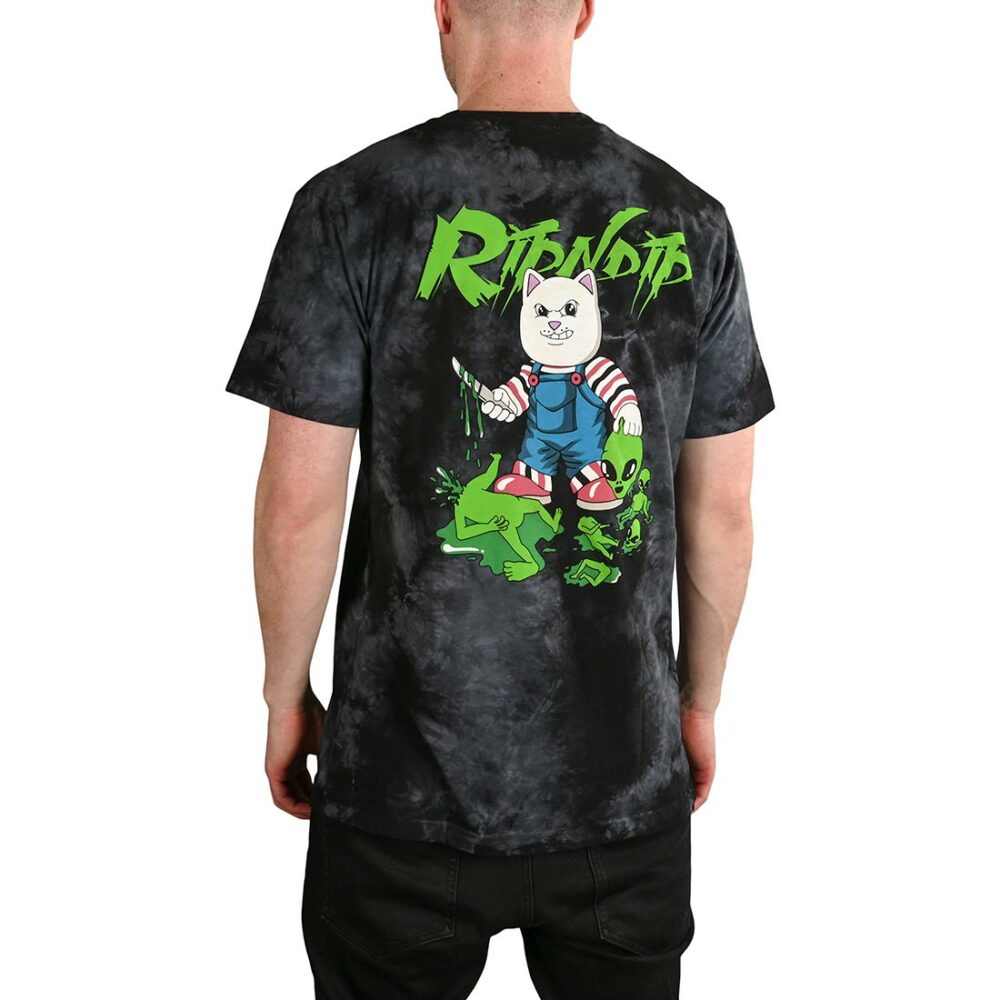 RIPNDIP Childs Play S/S T-Shirt - Black Lightning Wash