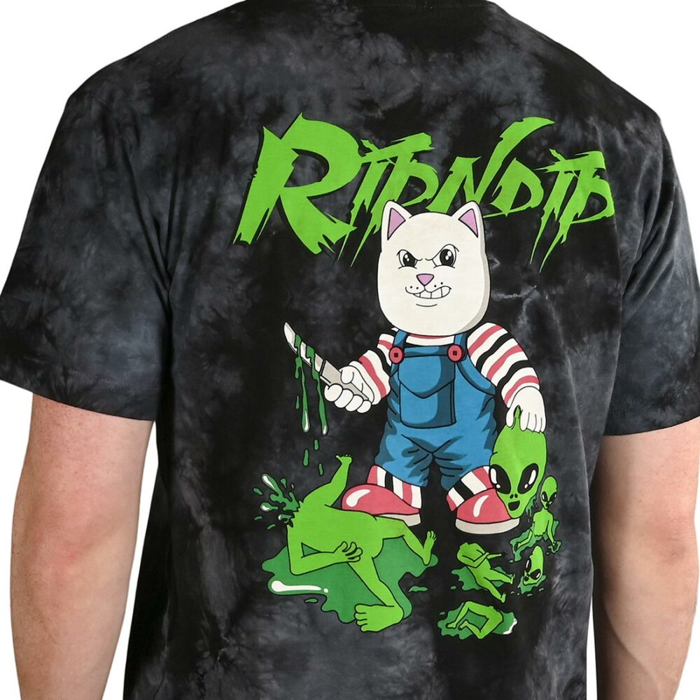 RIPNDIP Childs Play S/S T-Shirt - Black Lightning Wash