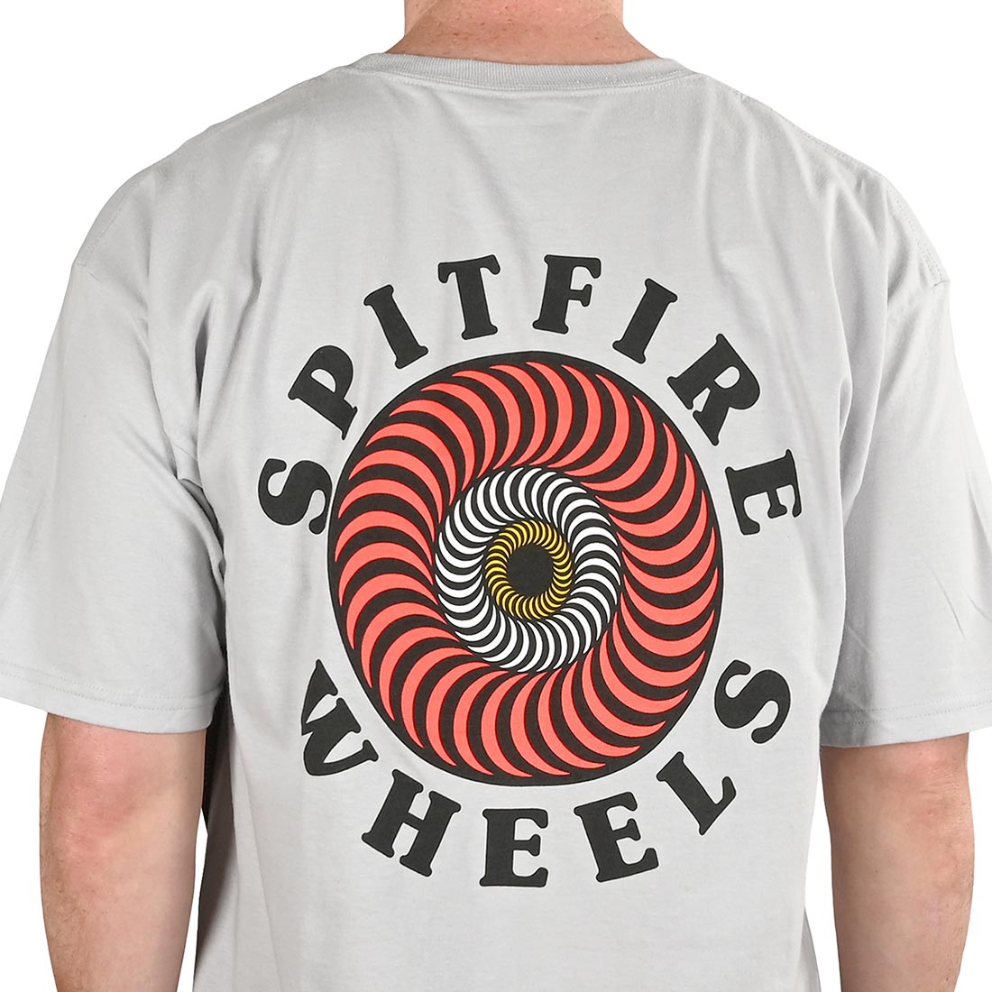 Spitfire OG Classic Fill S/S T-Shirt - Silver/Red/White/Yellow