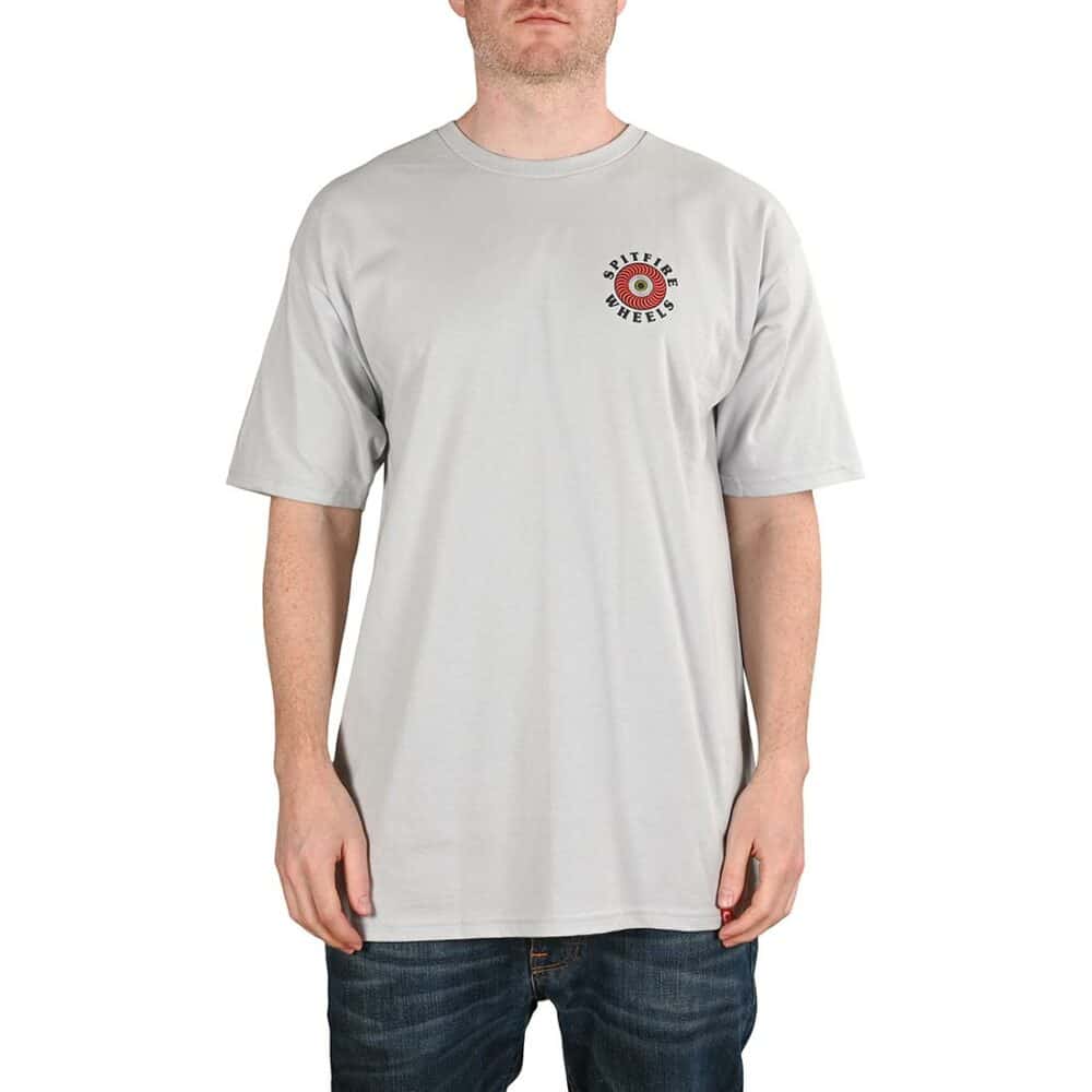 Spitfire OG Classic Fill S/S T-Shirt - Silver/Red/White/Yellow