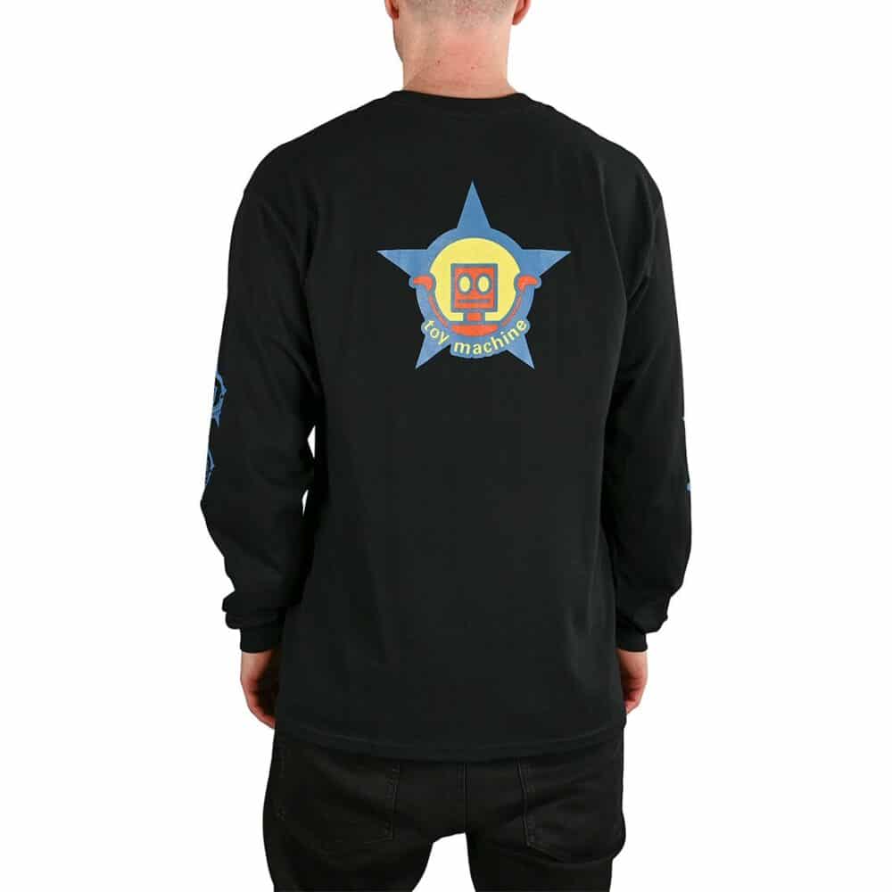 Toy Machine Robot Star L/S T-Shirt - Black