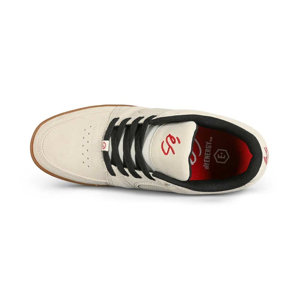 eS Accel Slim Skate Shoes - White/Gum/Black