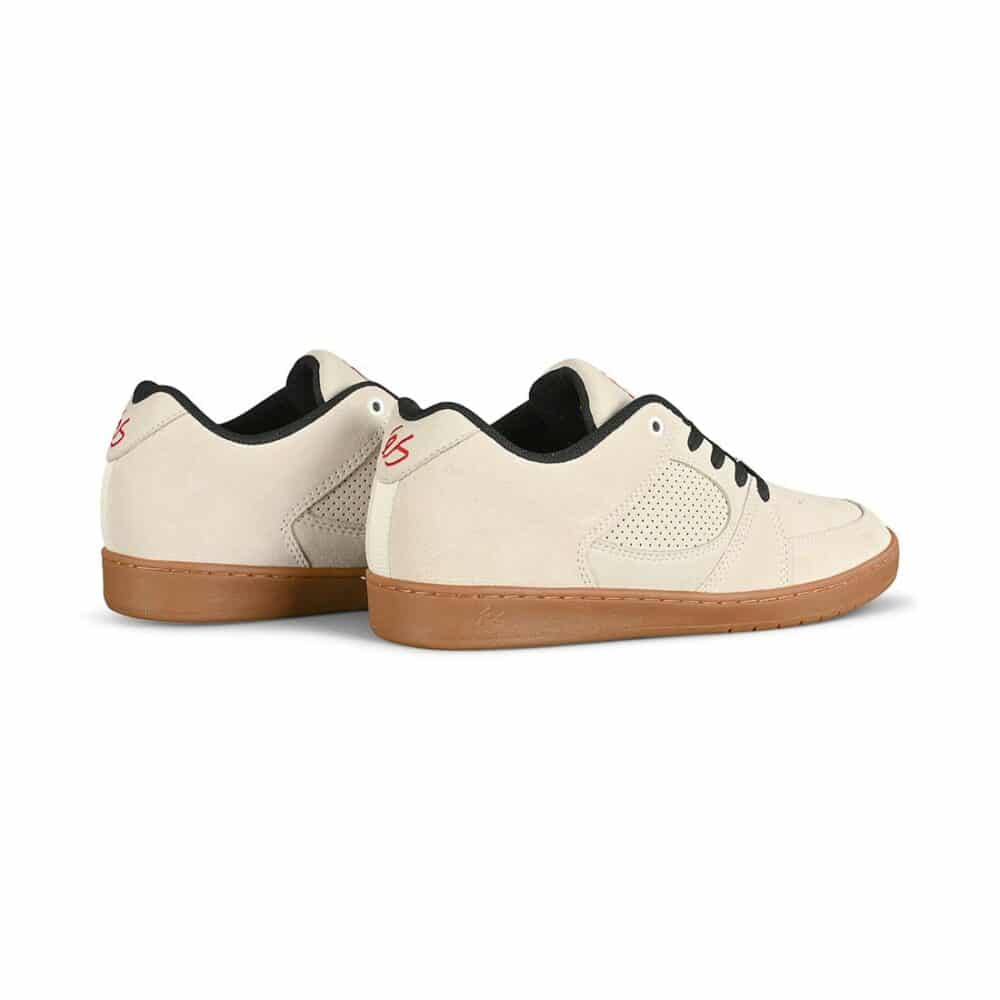 eS Accel Slim Skate Shoes - White/Gum/Black