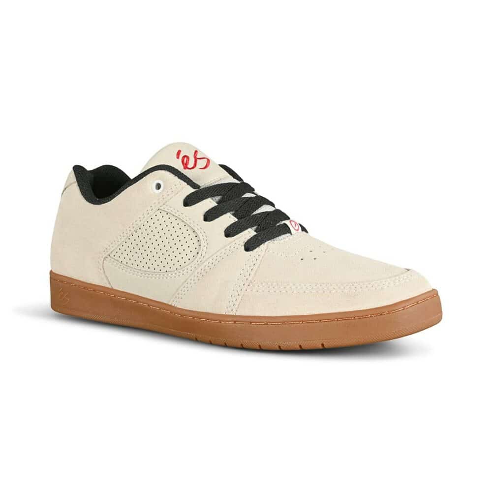 eS Accel Slim Skate Shoes - White/Gum/Black