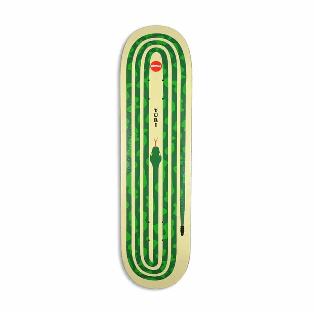 Almost Yuri Facchini Snake Pit R7 8.375" Skateboard Deck - Green