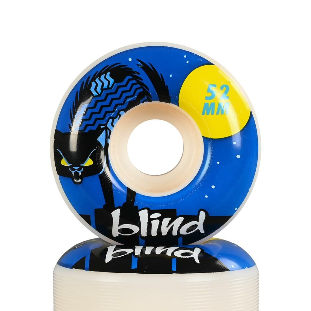 Blind Nine Lives 52mm Skateboard Wheels - Blue