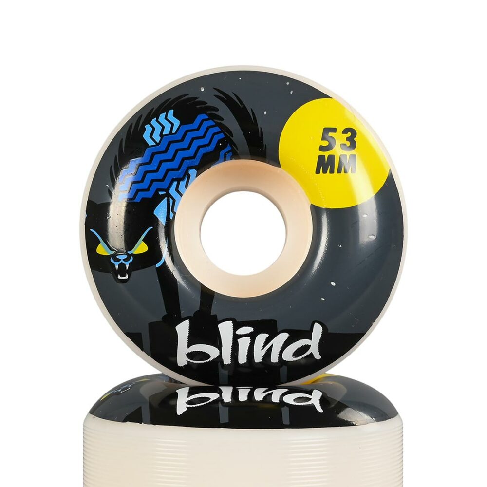 Blind Nine Lives 53mm Skateboard Wheels - Grey