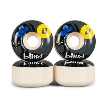 Blind Nine Lives 53mm Skateboard Wheels - Grey