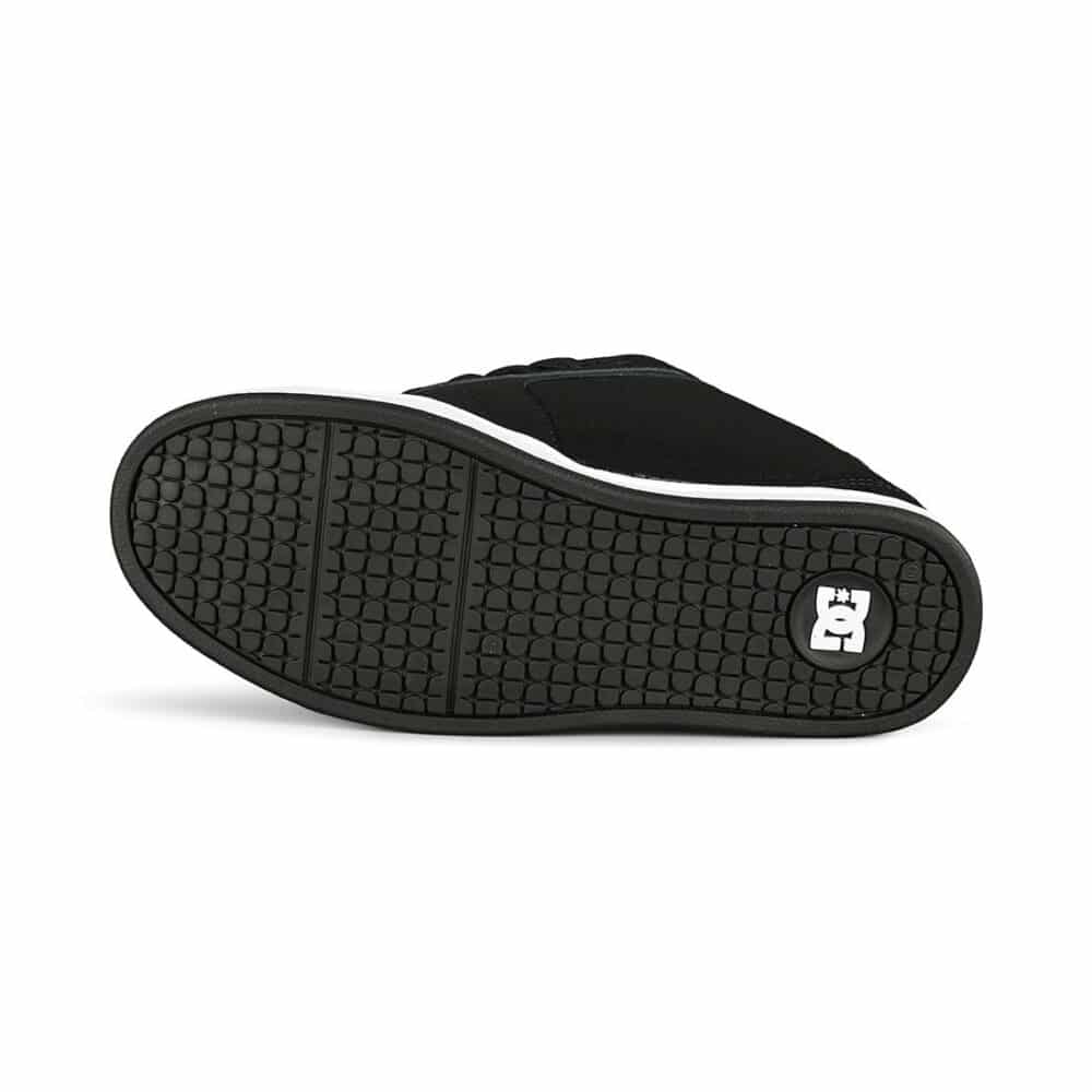 DC Net Skate Shoes - Black/Black/White